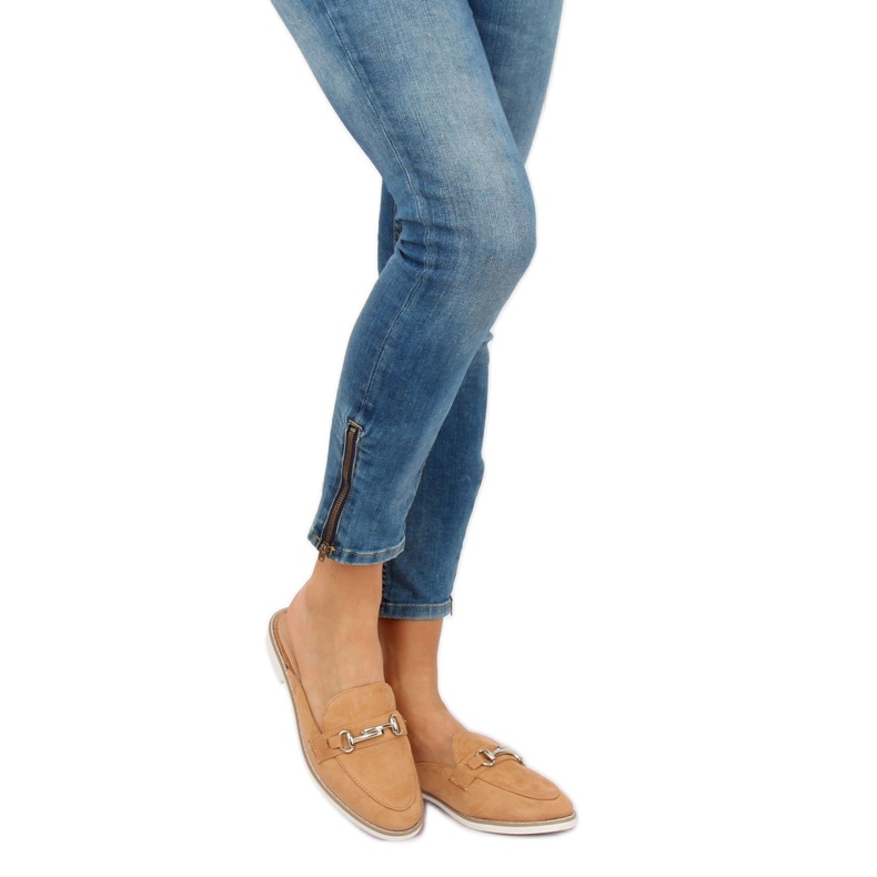 Camel F9375 Chaussons mocassins camel brun 2
