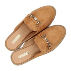 Camel F9375 Chaussons mocassins camel brun 3