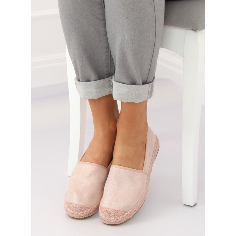 Espadrilles, daim rose AF40 Rose 2
