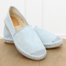 Espadrilles AF40 LT.BLUE en daim bleu 3