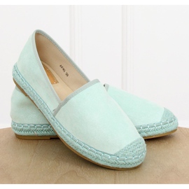 Espadrilles, daim menthe AF40 LT.GREEN vert multicolore 4