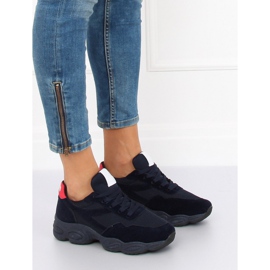 E-102 Chaussures de sport bleu marine marine 1