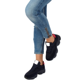 E-102 Chaussures de sport bleu marine marine 2