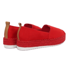 Espadrilles à semelles hautes BL247 Rouge 2