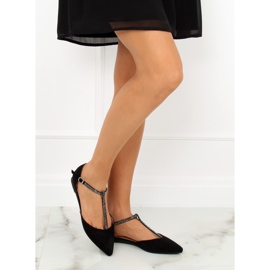 Ballerines noires avec sangle A321 Noir le noir 3