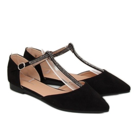 Ballerines noires avec sangle A321 Noir le noir 2