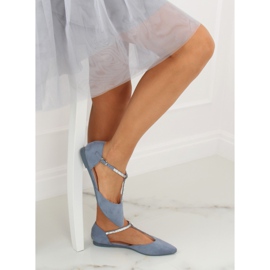 Ballerines bleues A321 Bleu 3