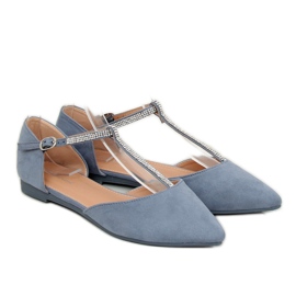 Ballerines bleues A321 Bleu 2