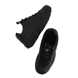 Noir 83018 Chaussures de sport noires 1