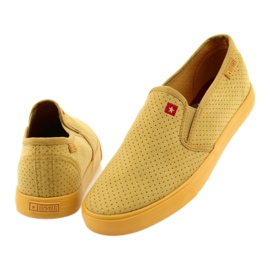 Baskets à enfiler pour femmes Big Star 274889 jaune 4