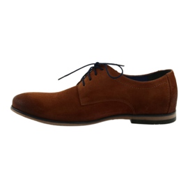 Nikopol Chaussures en cuir masculin en daim 1709 chameau beige 2