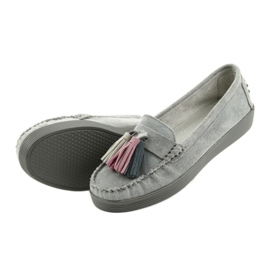 Mocassins en daim gris pour femme Filippo 661 5