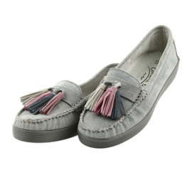 Mocassins en daim gris pour femme Filippo 661 3