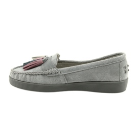 Mocassins en daim gris pour femme Filippo 661 2