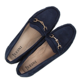 Mocassins femme bleu marine R819 Navy 1