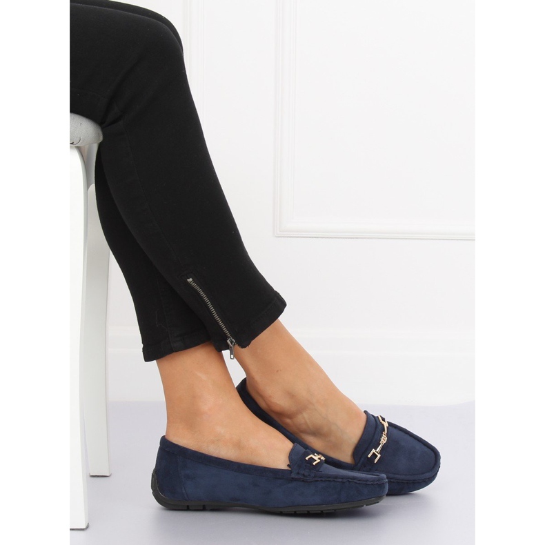 Mocassins femme bleu marine R819 Navy 2