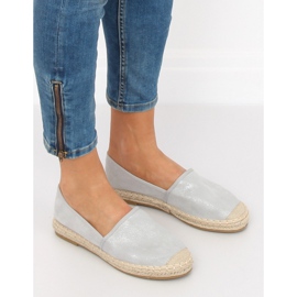 Espadrilles grises pour femmes 665-3 Gris 1