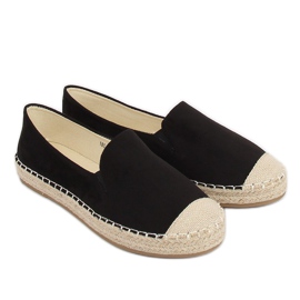 Espadrilles femme noires 180-5 Noir le noir 2