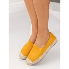 Espadrilles jaunes pour femmes 180-5 Jaune 4