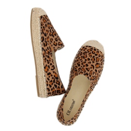 Espadrilles femme léopard 180-5 Léopard brun multicolore 1