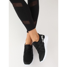 Noir R-392 Chaussures de sport noires 1