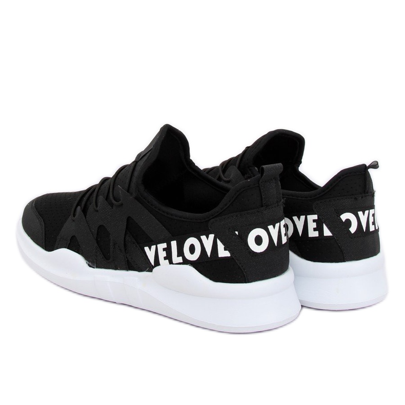 Noir R-392 Chaussures de sport noires 2