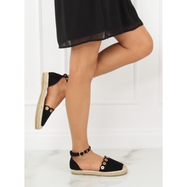 Espadrilles avec bracelet noir LX170 Noir le noir 3