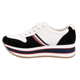 Seastar Baskets à la mode blanc noir multicolore 1