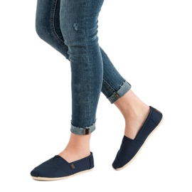 Slipons bleu marine classiques 1