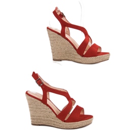 Espadrilles Sur Sandales Kotrurnie rouge 1 Espadrilles Sur Sandales Kotrurnie rouge 1