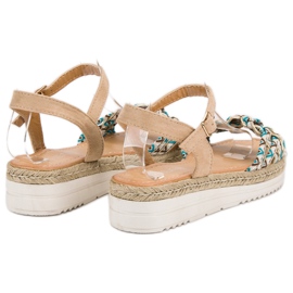 Ch. Creation Sandales Espadrilles à la Mode brun 5