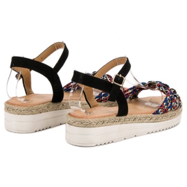Ch. Creation Sandales Espadrilles à la Mode le noir 5