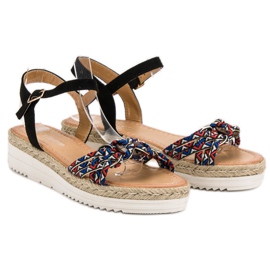 Ch. Creation Sandales Espadrilles à la Mode le noir 6
