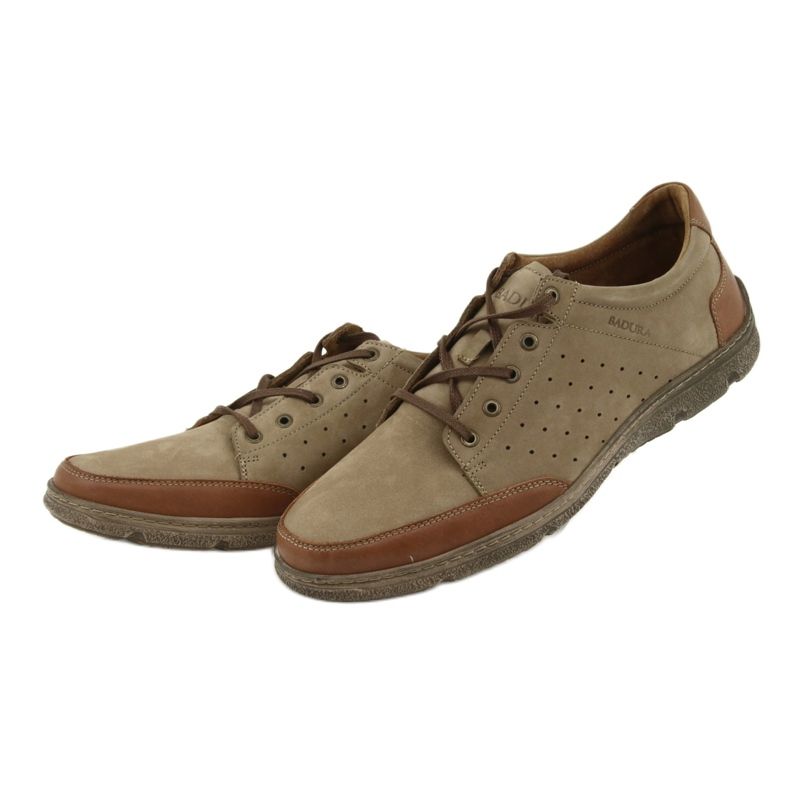 Chaussures hommes Badura 3524 beige / marron brun 3