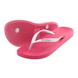 Tongs Ipanema 81030 pour un usage récréatif blanche rose 4