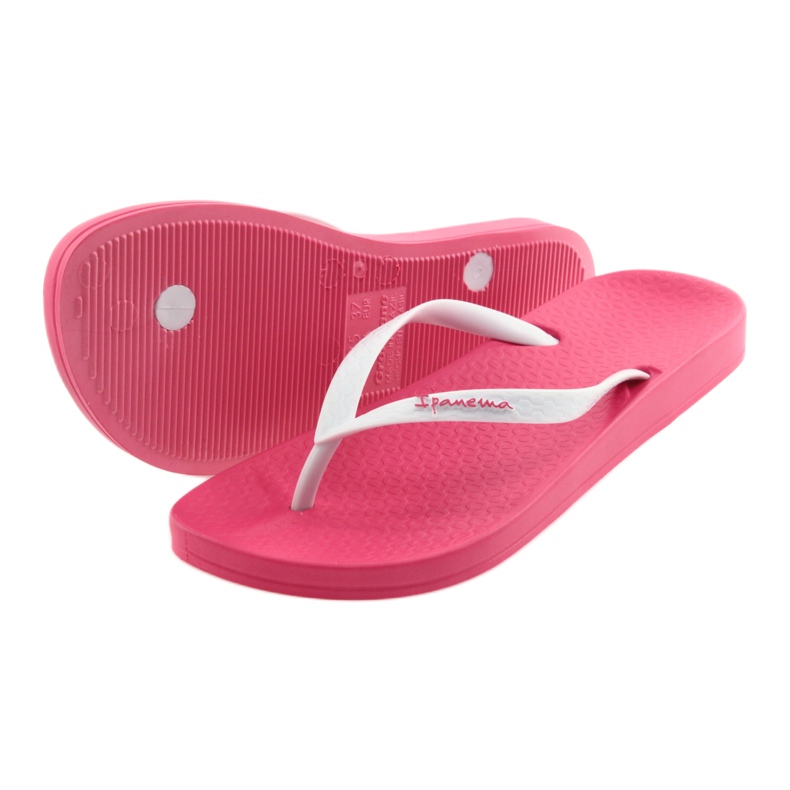 Tongs Ipanema 81030 pour un usage récréatif blanc rose 4