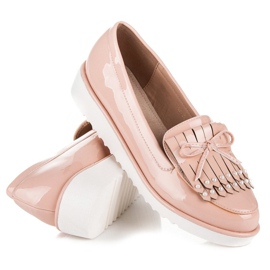 Chaussures laquées poudre VICES rose 1 Chaussures laquées poudre VICES rose 1