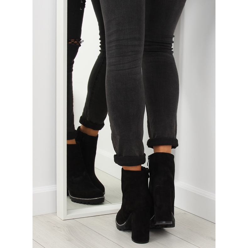 Escarpins noirs noirs 58-581 Black II-GAT 1