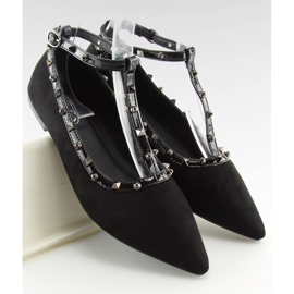 Ballerines à goujons noir 127-13 Black II-GAT le noir 3