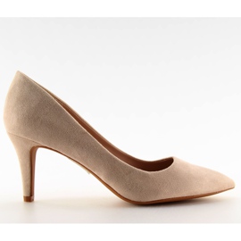 Escarpins sur un talon aiguille 539 Beige II-GAT 4