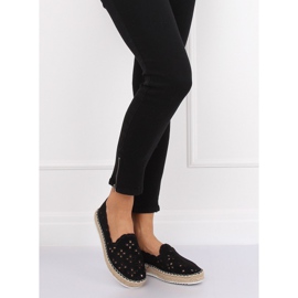 Espadrilles ajourées noires LT112 Noir le noir 4