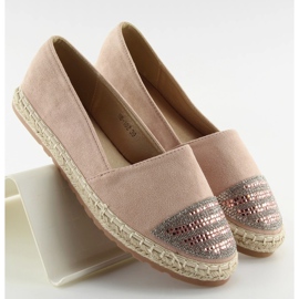 Espadrilles roses pour femmes H8-102 Champagne II-GAT 2 Espadrilles roses pour femmes H8-102 Champagne II-GAT 2