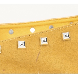 Espadrilles jaunes pour femmes 99-17 Jaune II-GAT 8