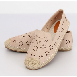 Espadrilles ajourées beiges 9023 Beige II-GAT 1