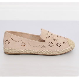 Espadrilles ajourées beiges 9023 Beige II-GAT 4