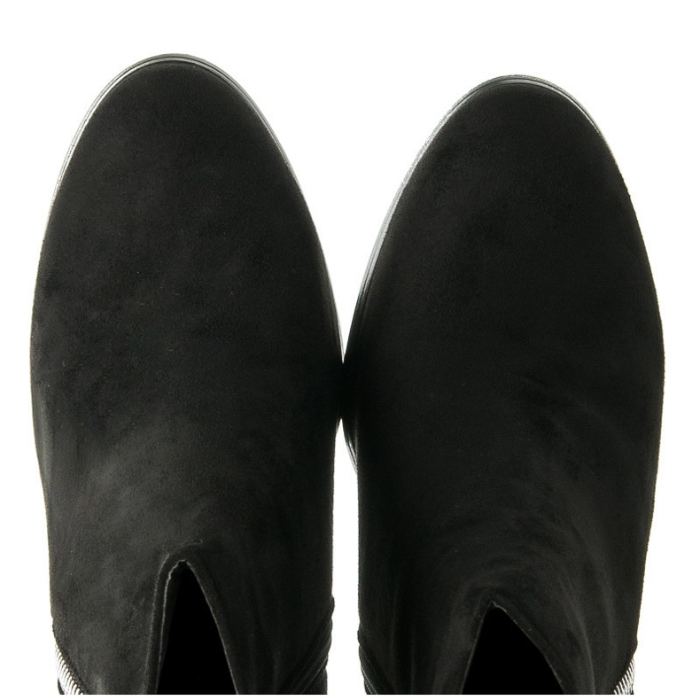 Ch. Creation Chaussures confortables à talons hauts noir 1