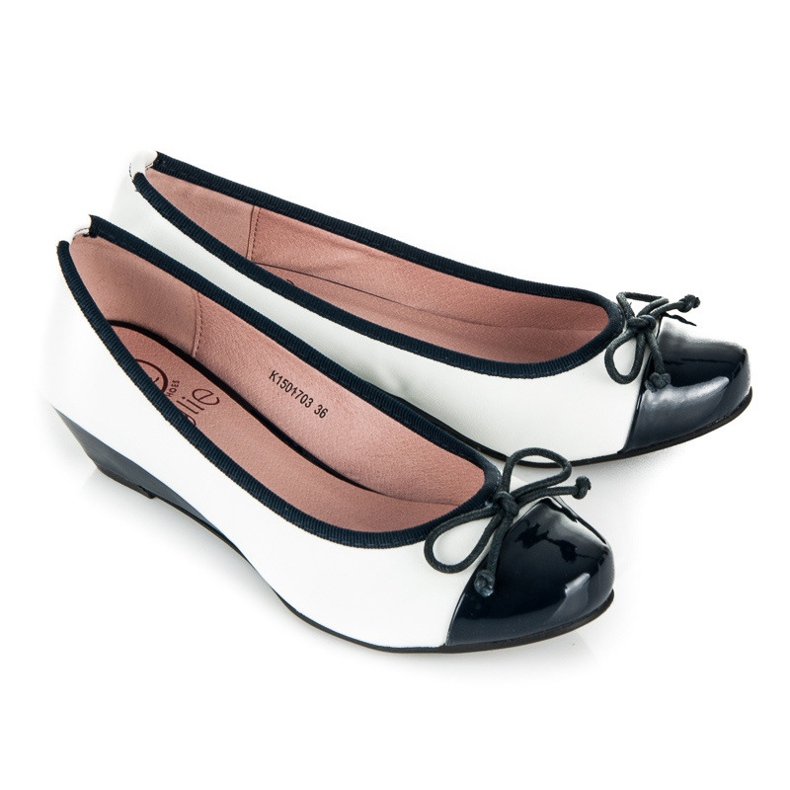 Kylie Pompes compensées blanc 1