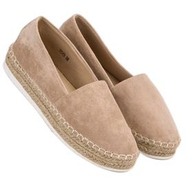 Small Swan Espadrilles En Daim Beige 4