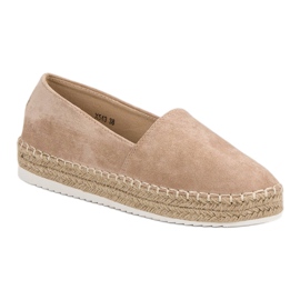 Small Swan Espadrilles En Daim Beige 5