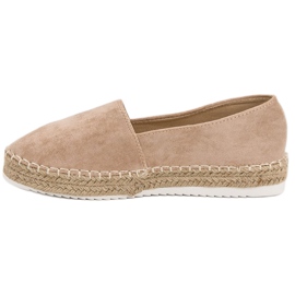 Small Swan Espadrilles En Daim Beige 6